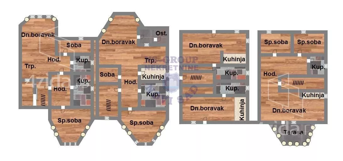 2-etažna kuća | 4zida
