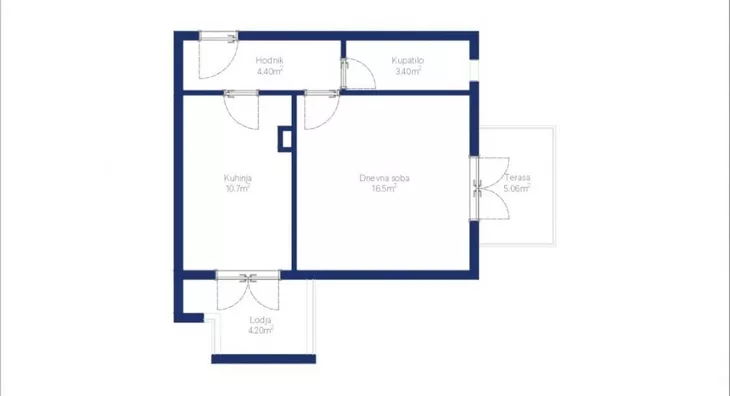 Jednoiposoban stan | 4zida