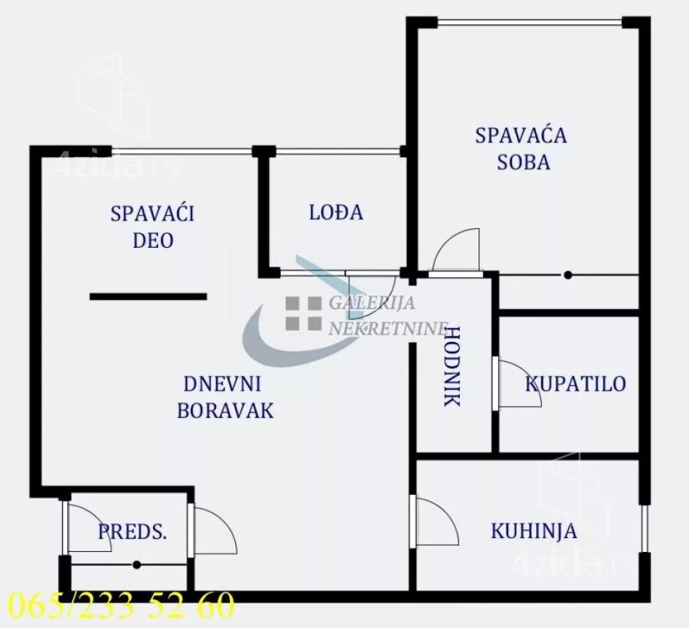 Dvosoban stan | 4zida