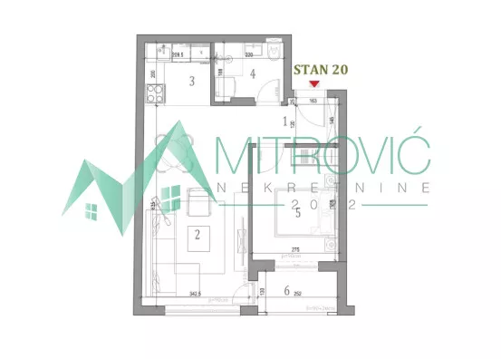 Jednoiposoban stan | 4zida