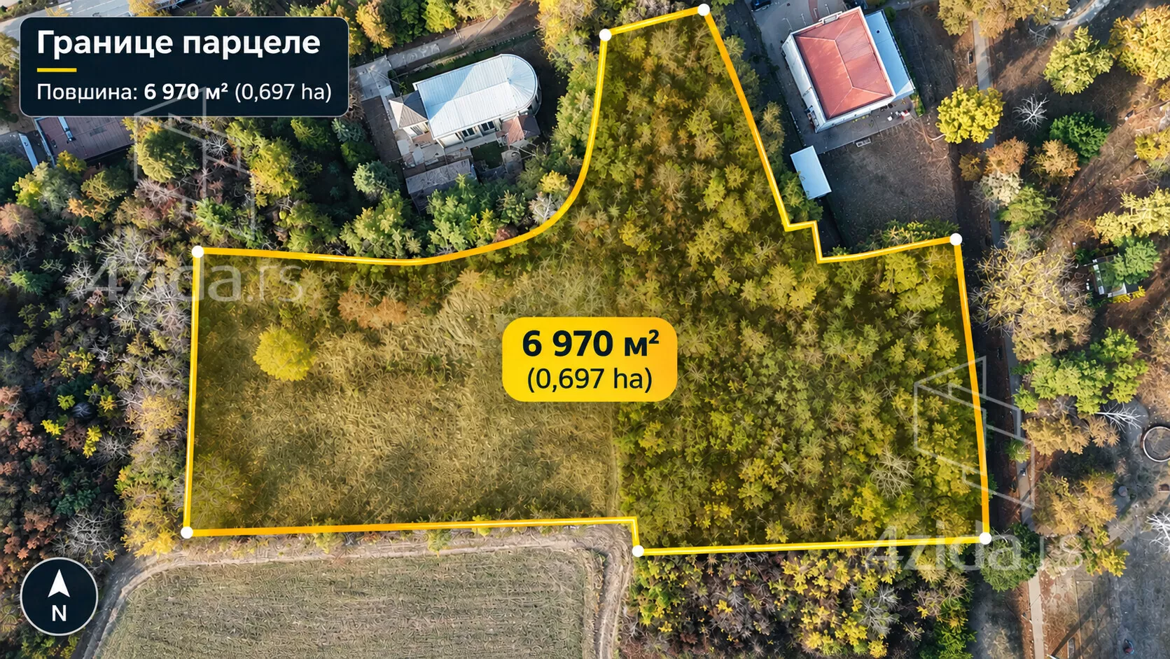 Участок · 6900 m² · Beočin