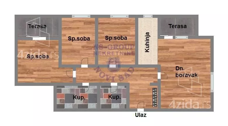 Troiposoban stan | 4zida