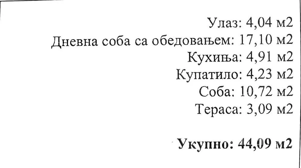 Dvosoban stan | 4zida