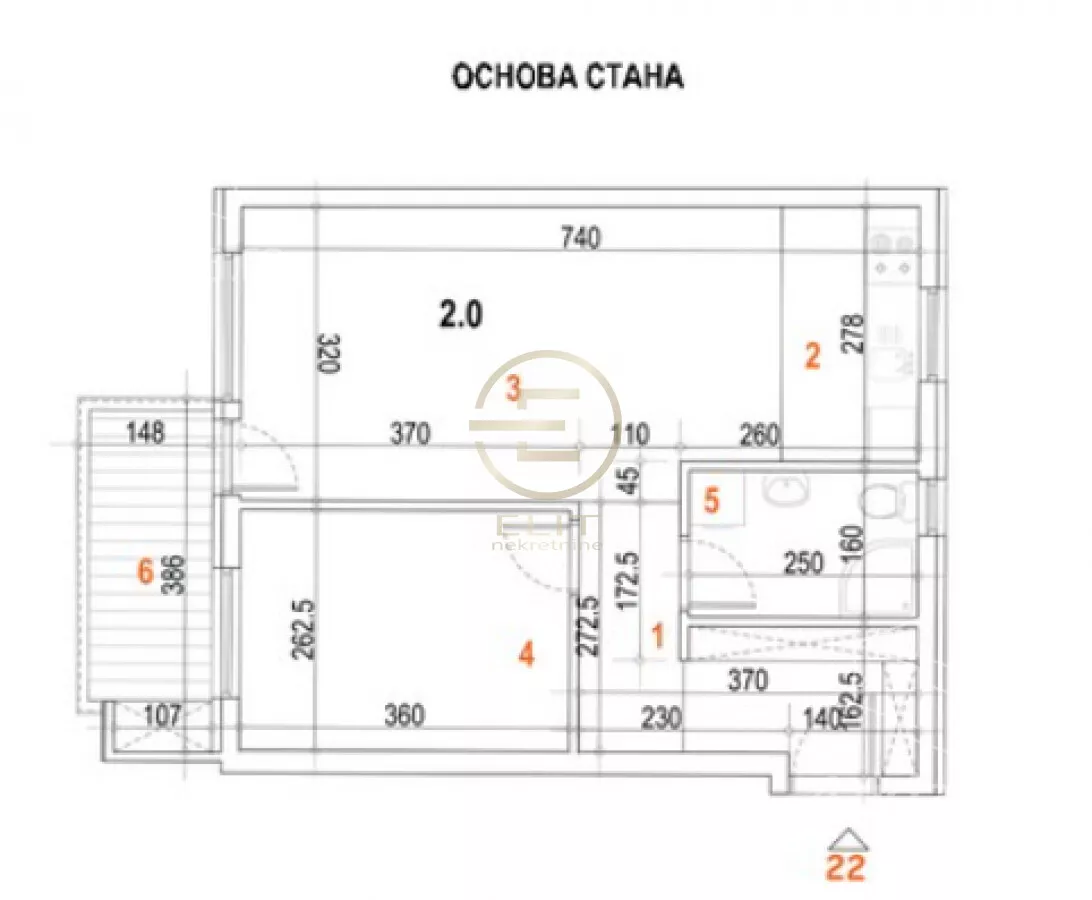 Dvosoban stan | 4zida