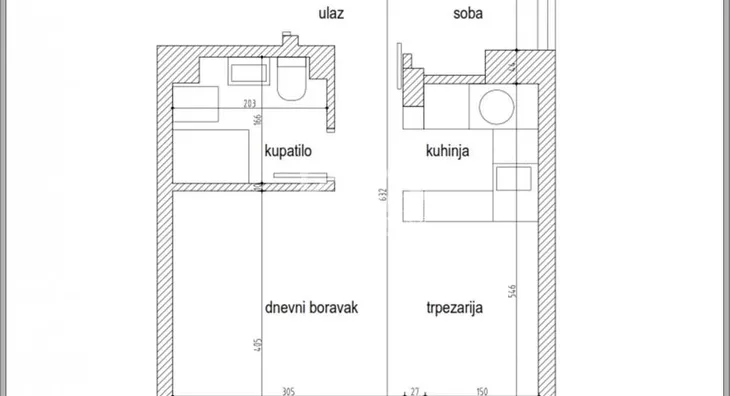 Jednoiposoban stan | 4zida