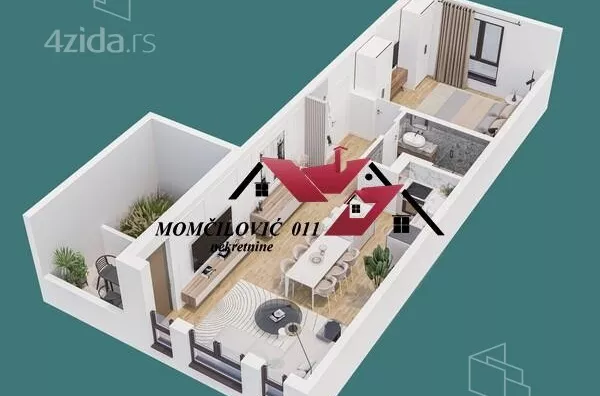 Dvosoban stan | 4zida