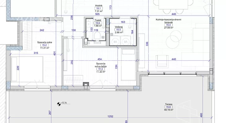 Trosoban stan | 4zida