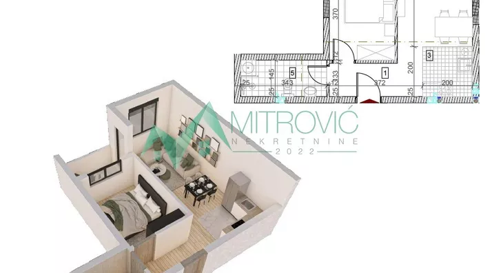 Jednoiposoban stan | 4zida