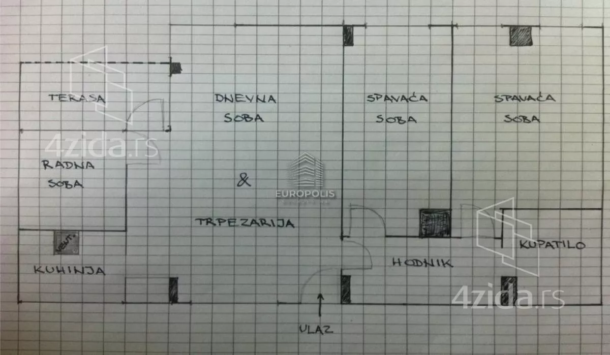 Trosoban stan | 4zida