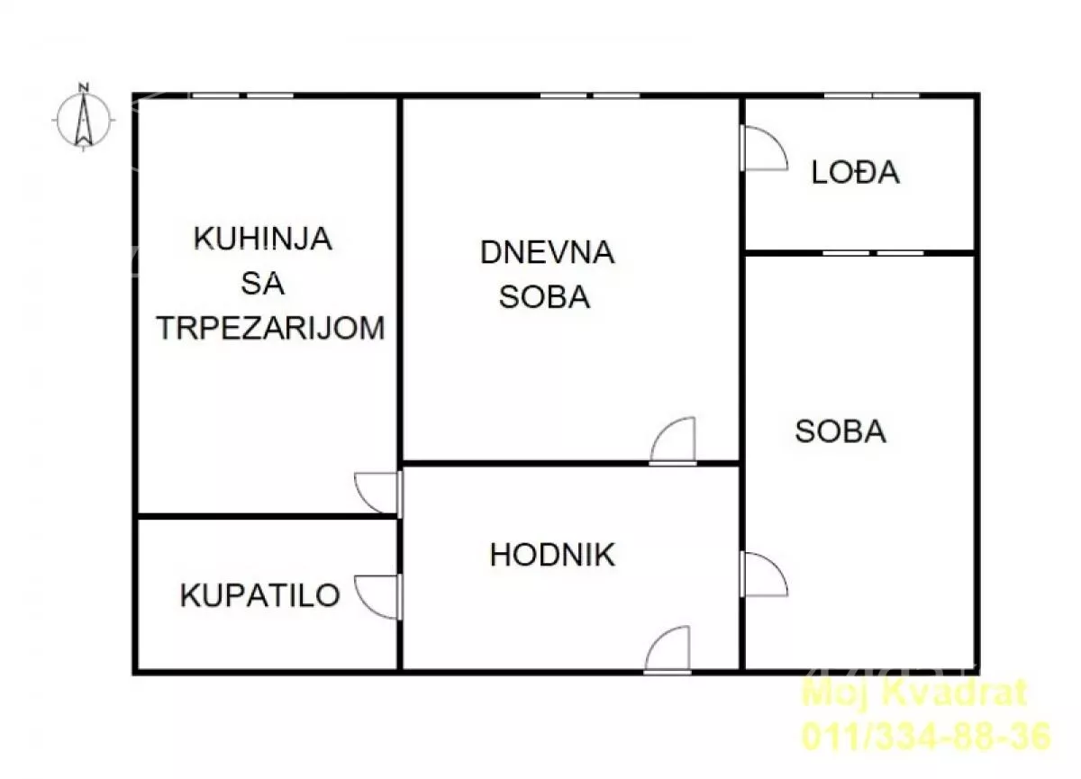 Dvosoban stan | 4zida