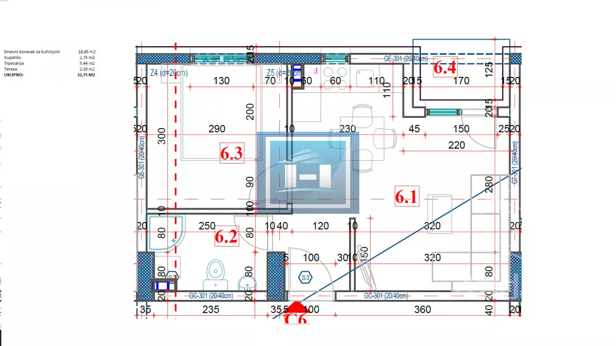 Jednosoban stan | 4zida