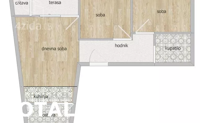 Trosoban stan | 4zida