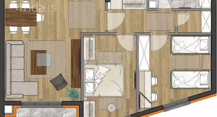 Četvorosoban stan | 4zida