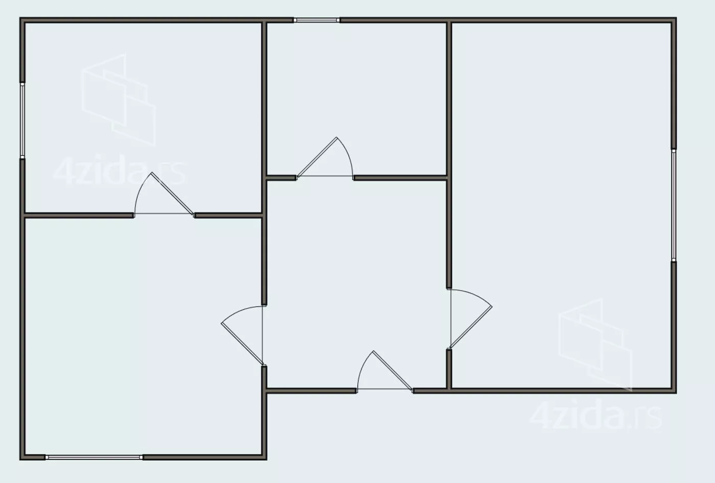 1-etažna kuća | 4zida