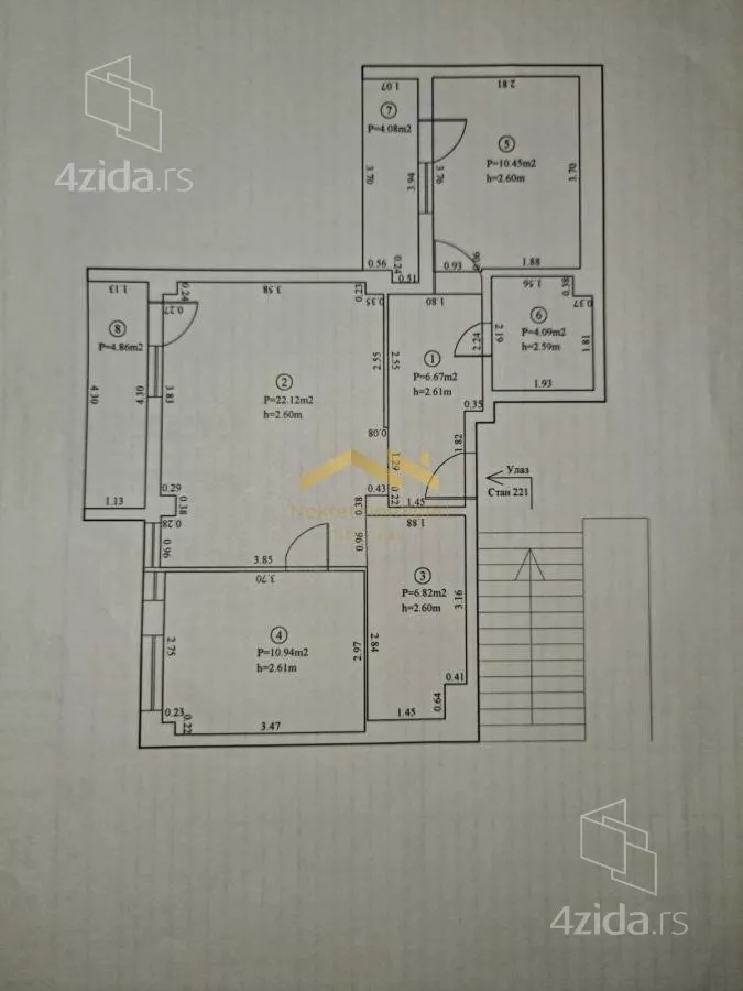 Trosoban stan | 4zida