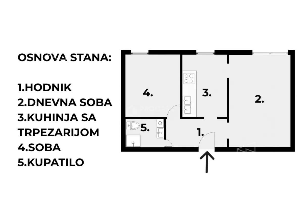 Dvosoban stan | 4zida