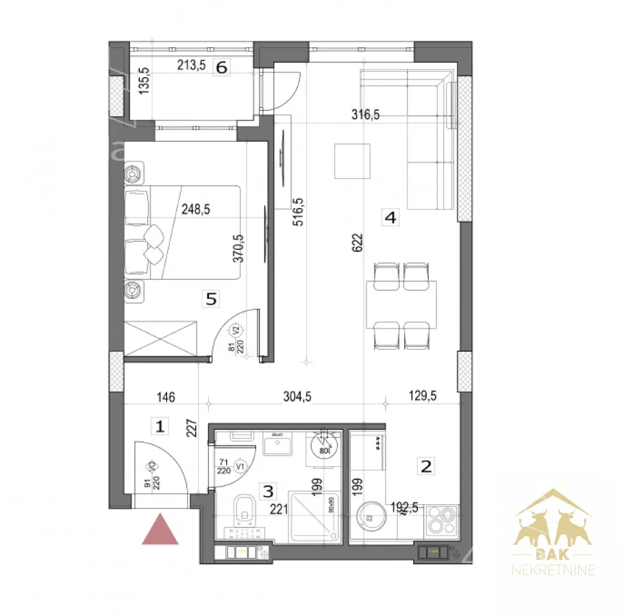 Dvosoban stan | 4zida