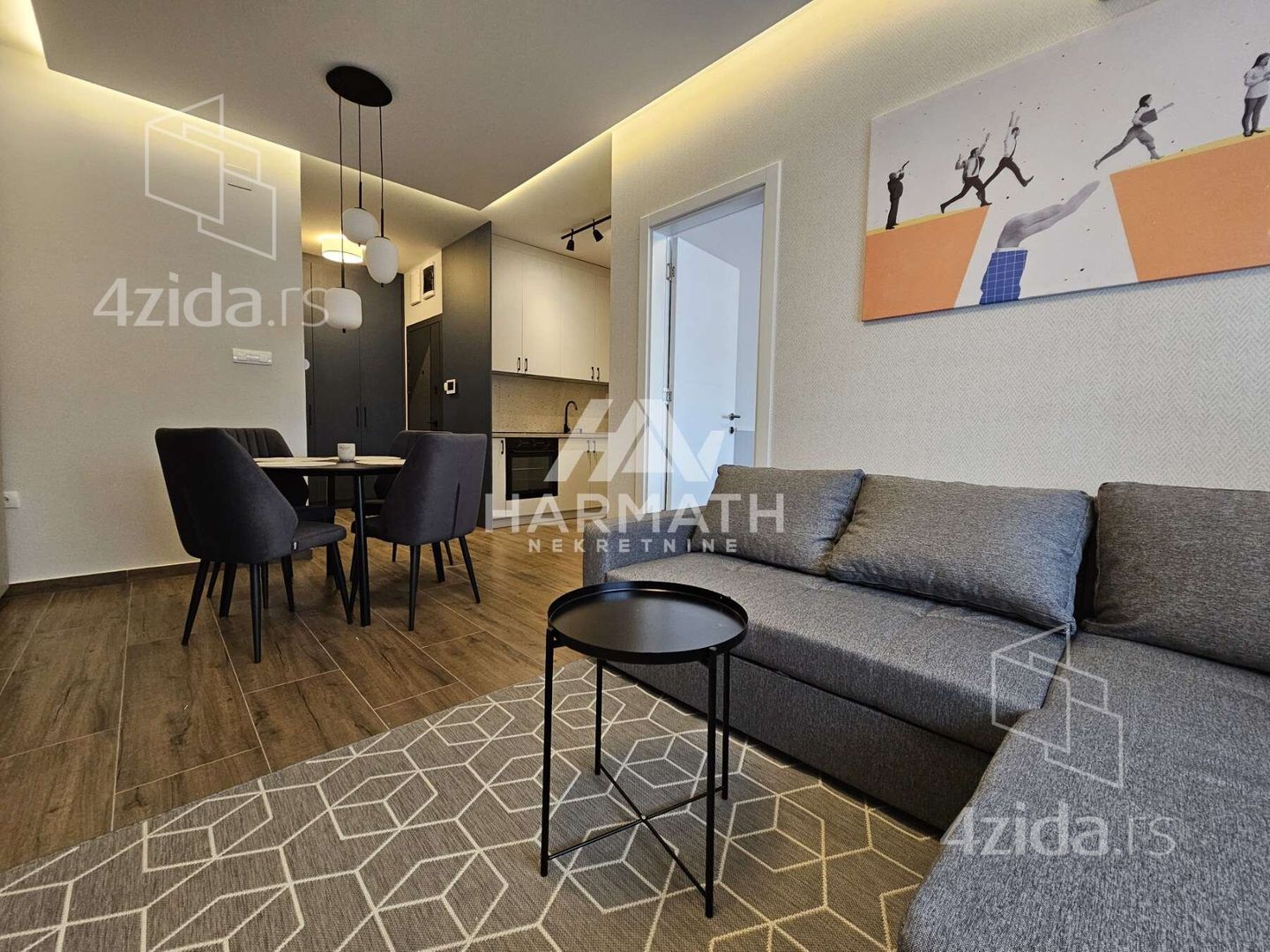 Сдается однокомнатная квартира, Ognjena Price, 350€, 37m² — фото