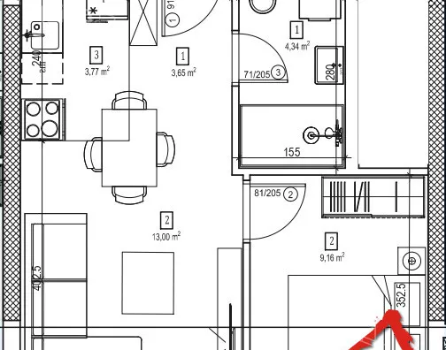 Dvosoban stan | 4zida