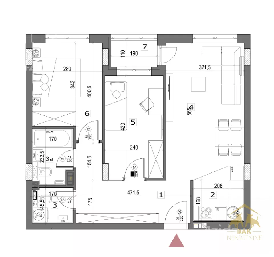 Trosoban stan | 4zida