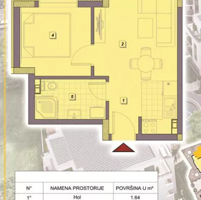 Jednosoban stan | 4zida