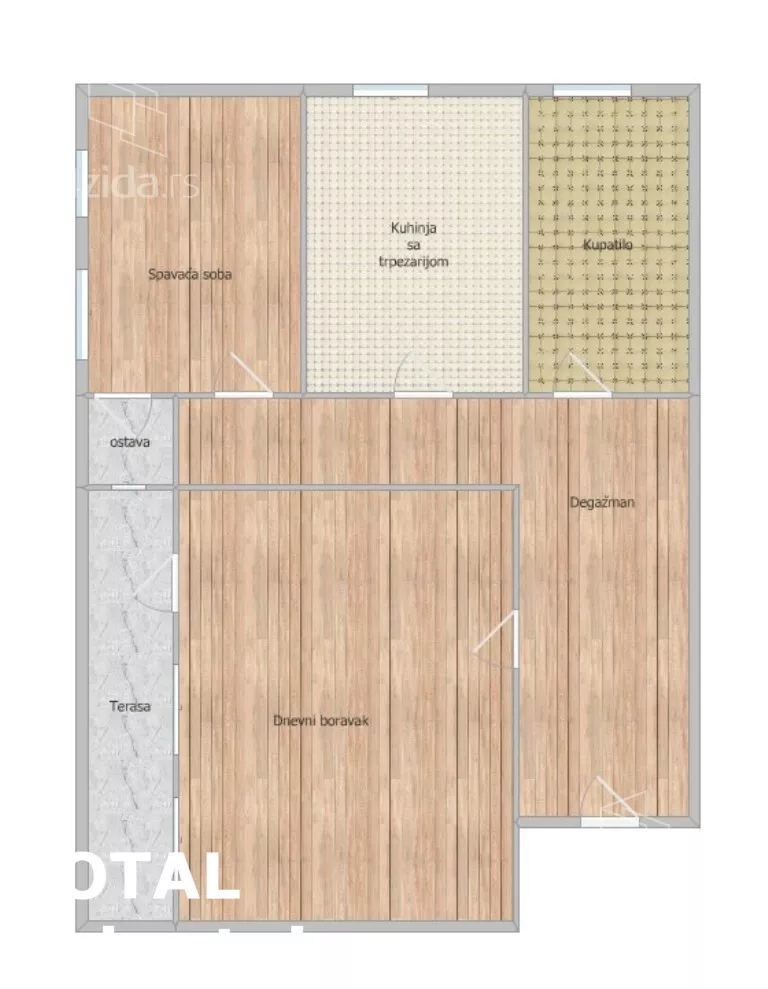 Dvosoban stan | 4zida