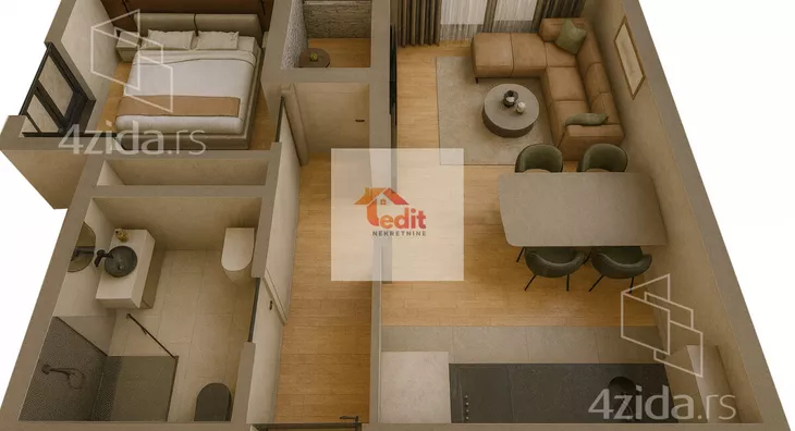 Dvosoban stan | 4zida