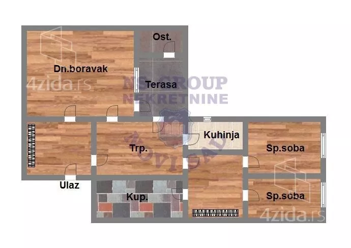 Trosoban stan | 4zida