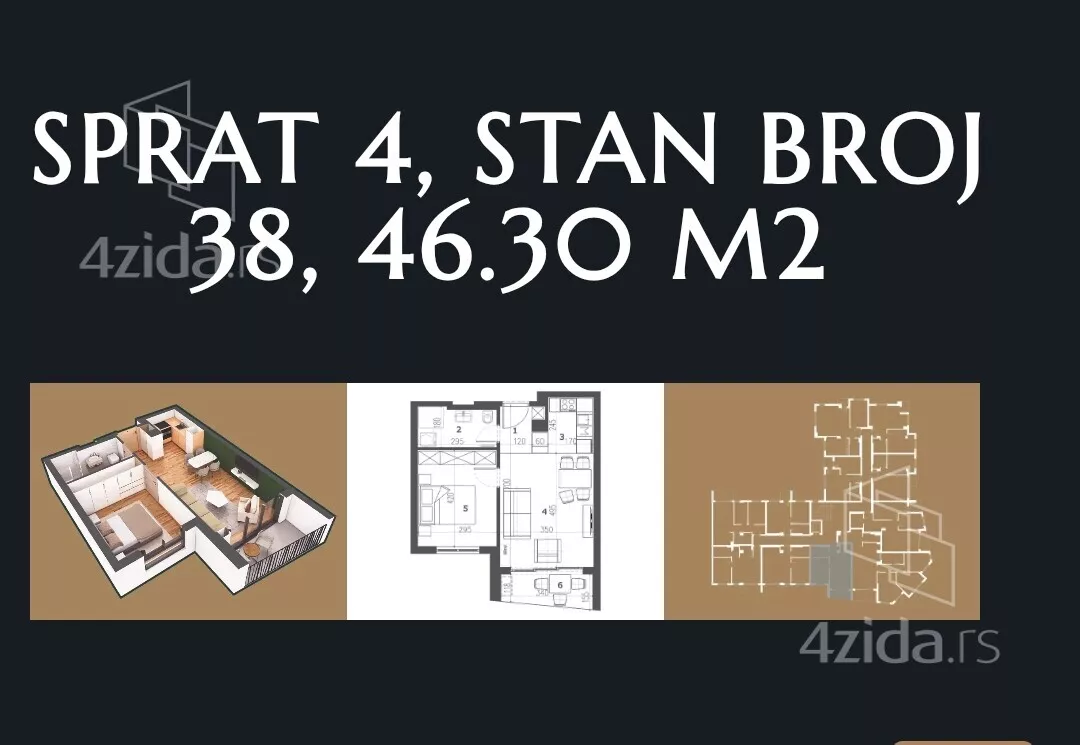 Dvosoban stan | 4zida