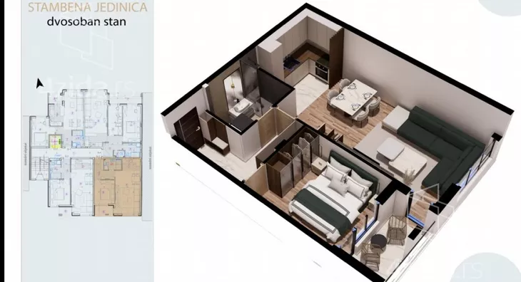 Dvosoban stan | 4zida