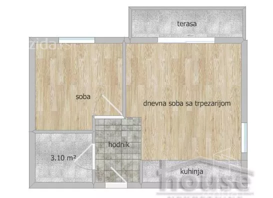 Dvosoban stan | 4zida