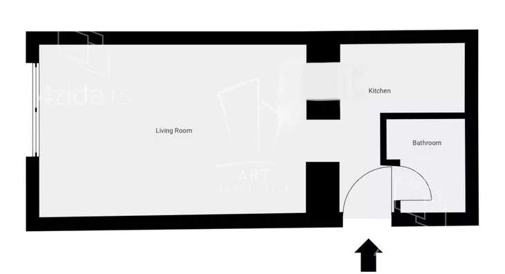 Jednosoban stan | 4zida