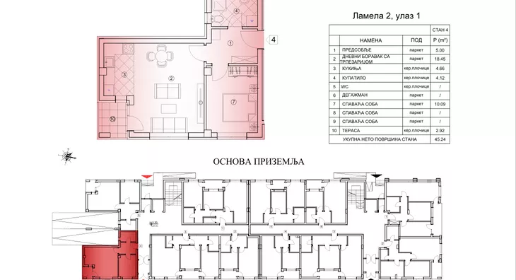 Jednoiposoban stan | 4zida