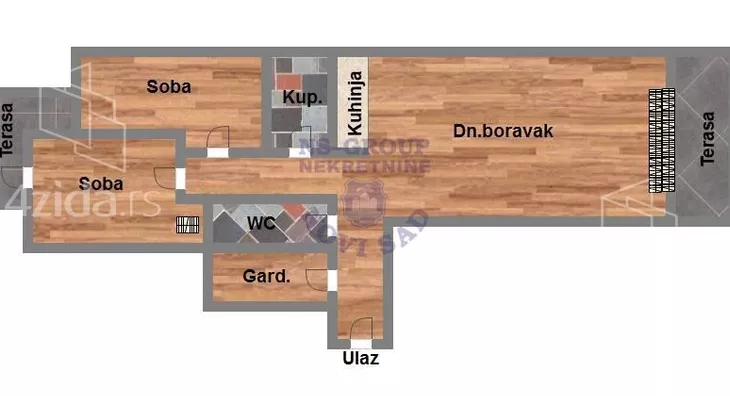 Trosoban stan | 4zida