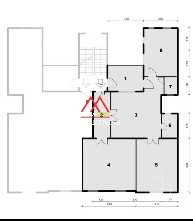 Trosoban stan | 4zida