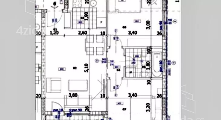 Trosoban stan | 4zida