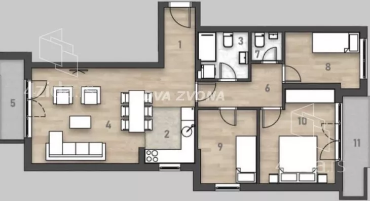 Četvorosoban stan | 4zida