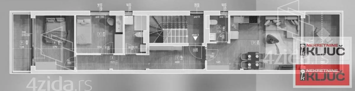 Trosoban stan | 4zida