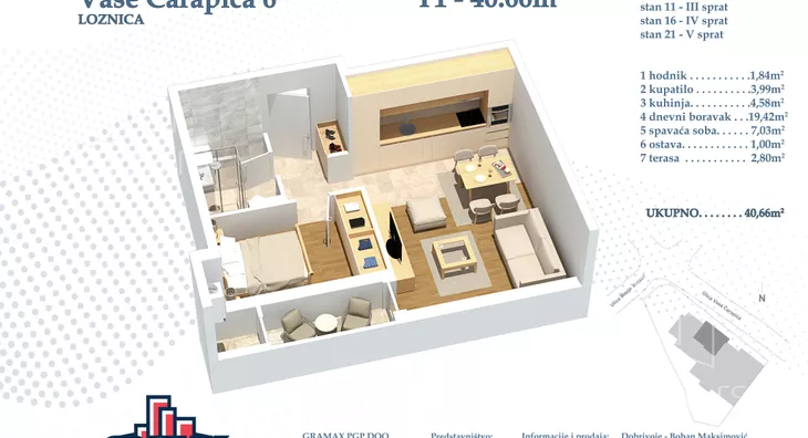 Dvosoban stan | 4zida