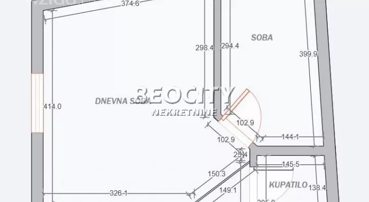 Jednoiposoban stan | 4zida