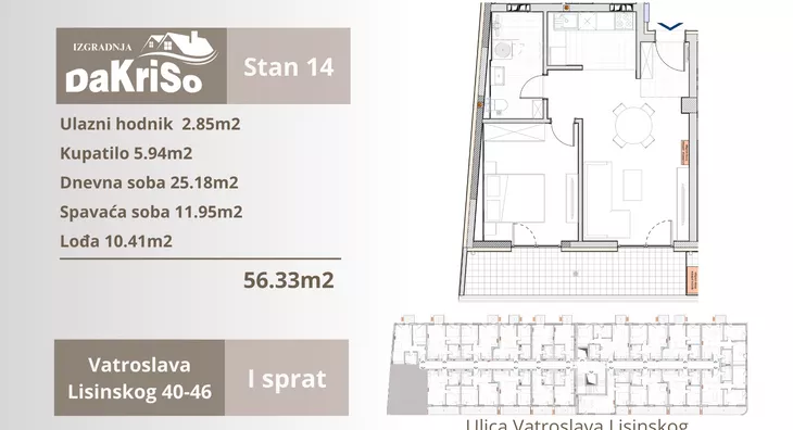 Dvosoban stan | 4zida