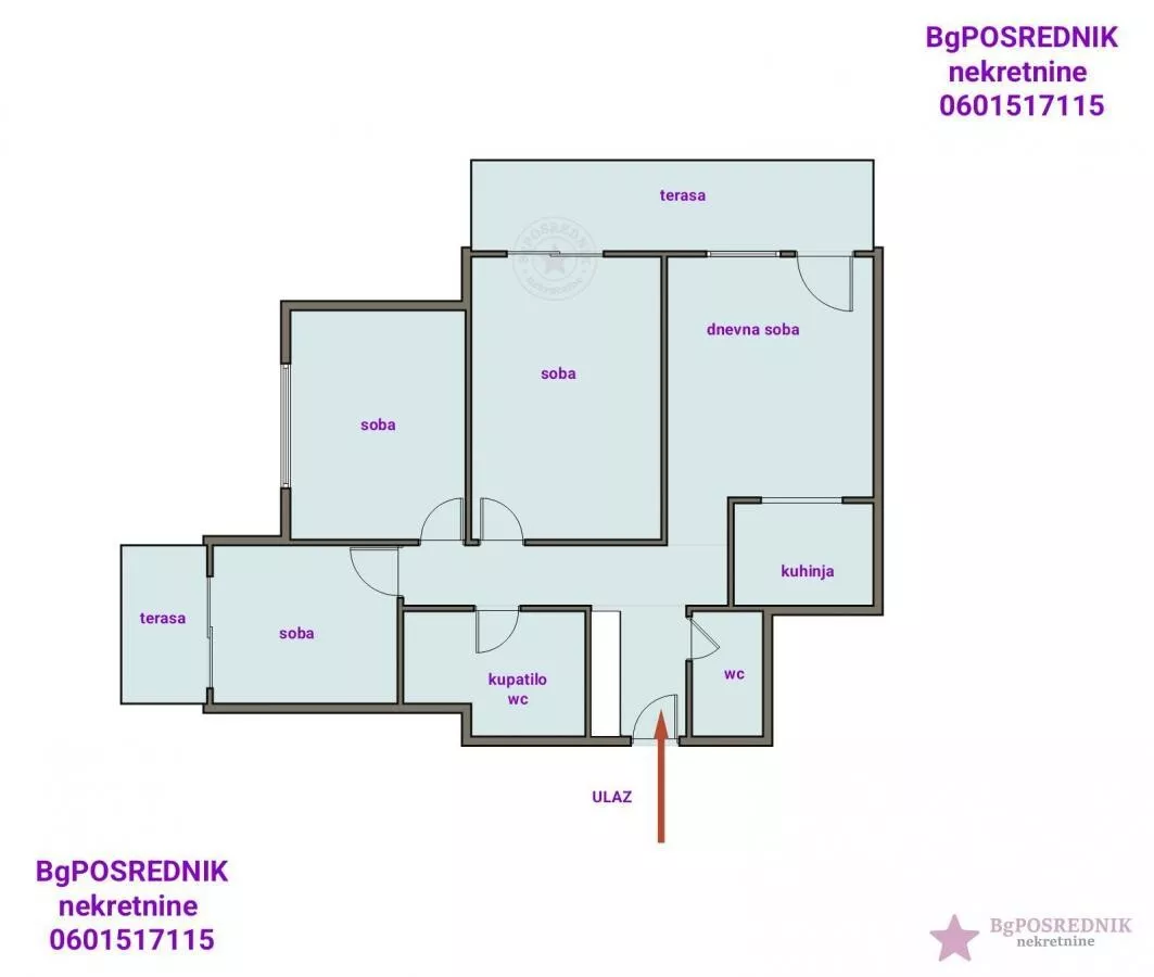 Trosoban stan | 4zida