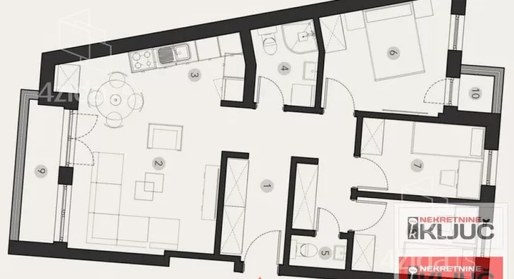 Troiposoban stan | 4zida