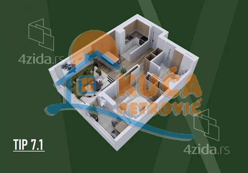 Dvosoban stan | 4zida