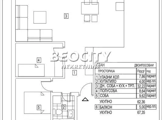 Dvoiposoban stan | 4zida