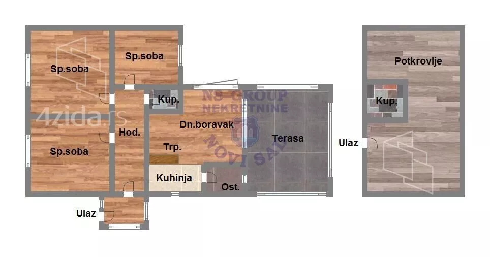 2-etažna kuća | 4zida