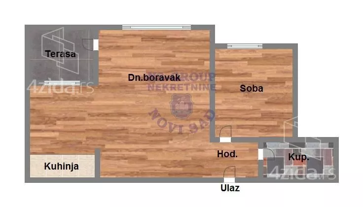 Jednoiposoban stan | 4zida
