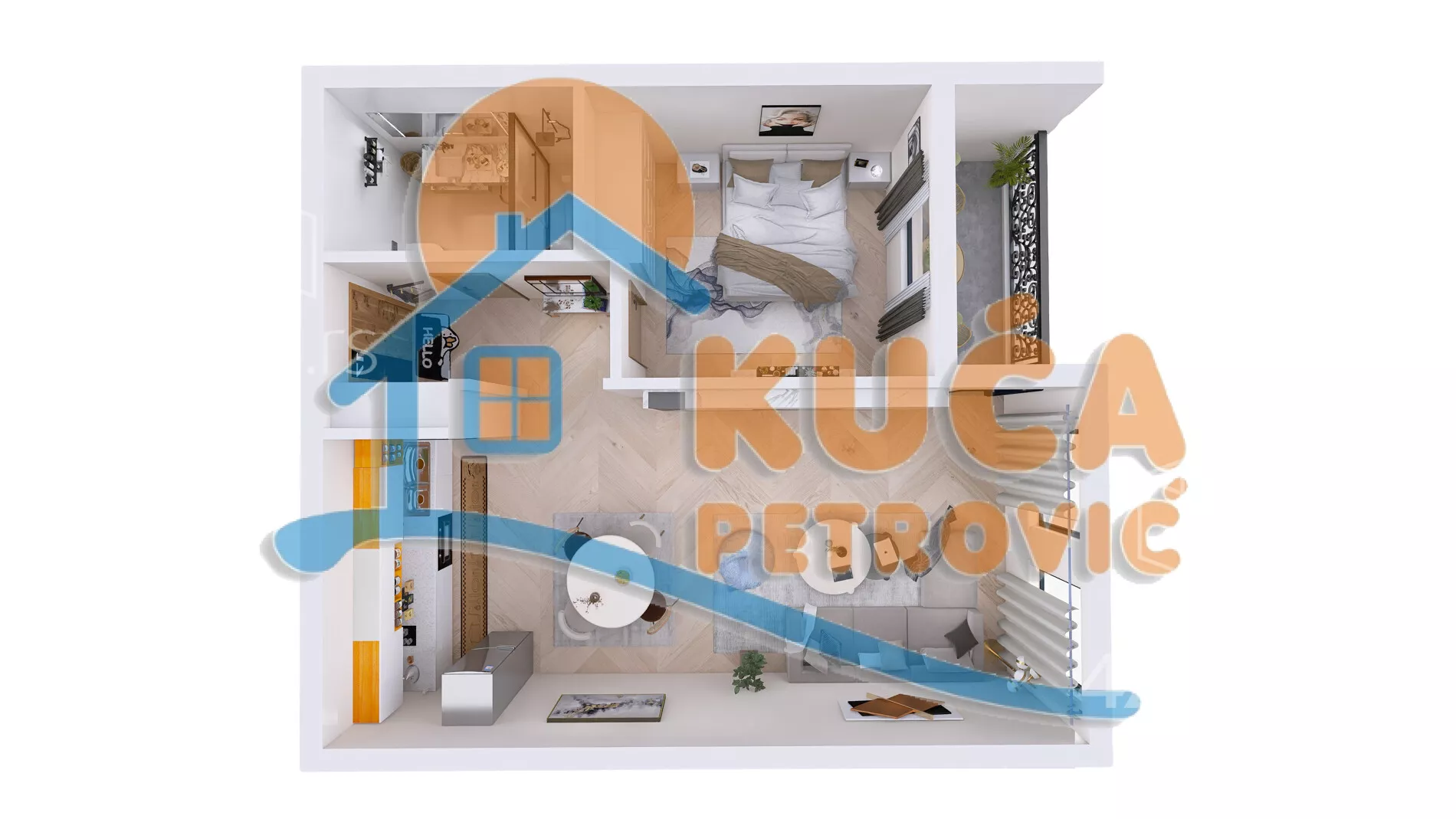 Dvosoban stan | 4zida