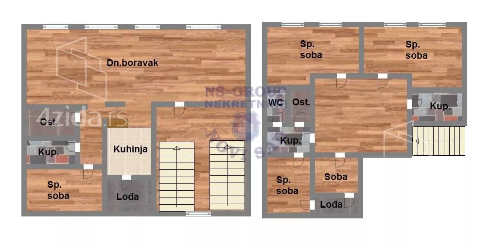 Petoiposoban stan | 4zida