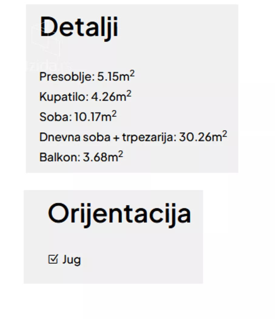 Dvosoban stan | 4zida